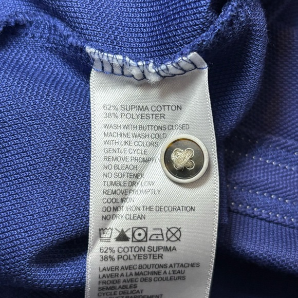 Tommy Bahama Men’s Supima Cotton Polo Shirt 3XL Blue Short Sleeve Classic - Picture 6 of 10